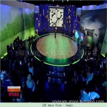 Indoor RGB LED Dance Floor with Disco Effect (Imagic-P10mm)